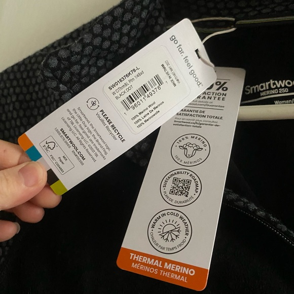 SMARTWOOL Merino 250 Baselayer Pattern 1/4 Zip Boxed BNIB - Picture 13 of 16